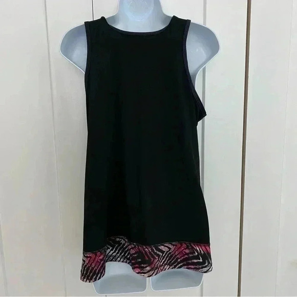 XL Set Sofibella Ruffled Tennis Golf Pickleball Skort Pink and Black - Picture 10 of 12